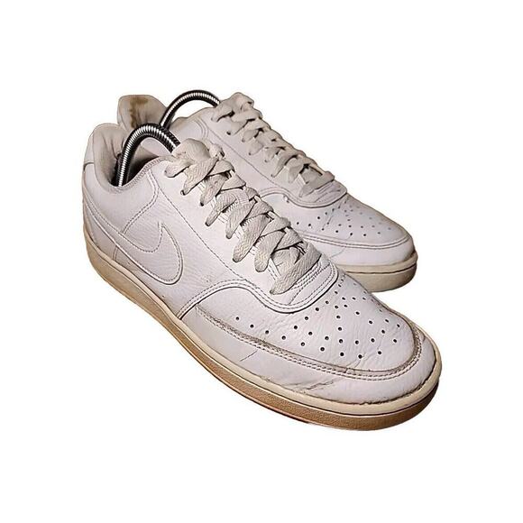 Nike Court Vision Low Triple White Mens US Size 10 Retro - Picture 3 of 5